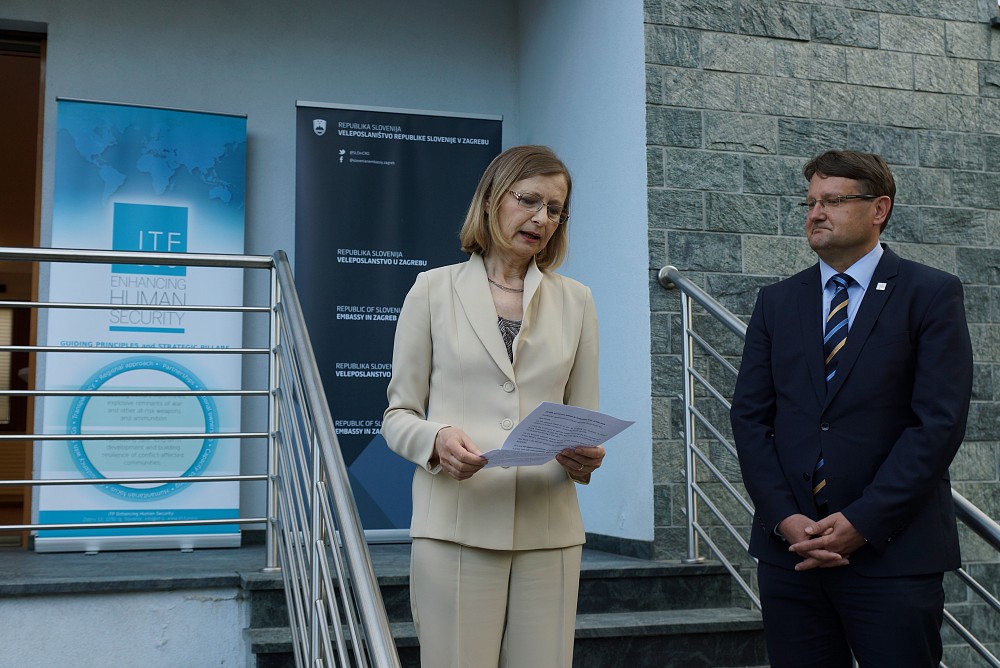 Slovenian Ambassador to Republic of Croatia H.E. Ms Smiljana Knez.