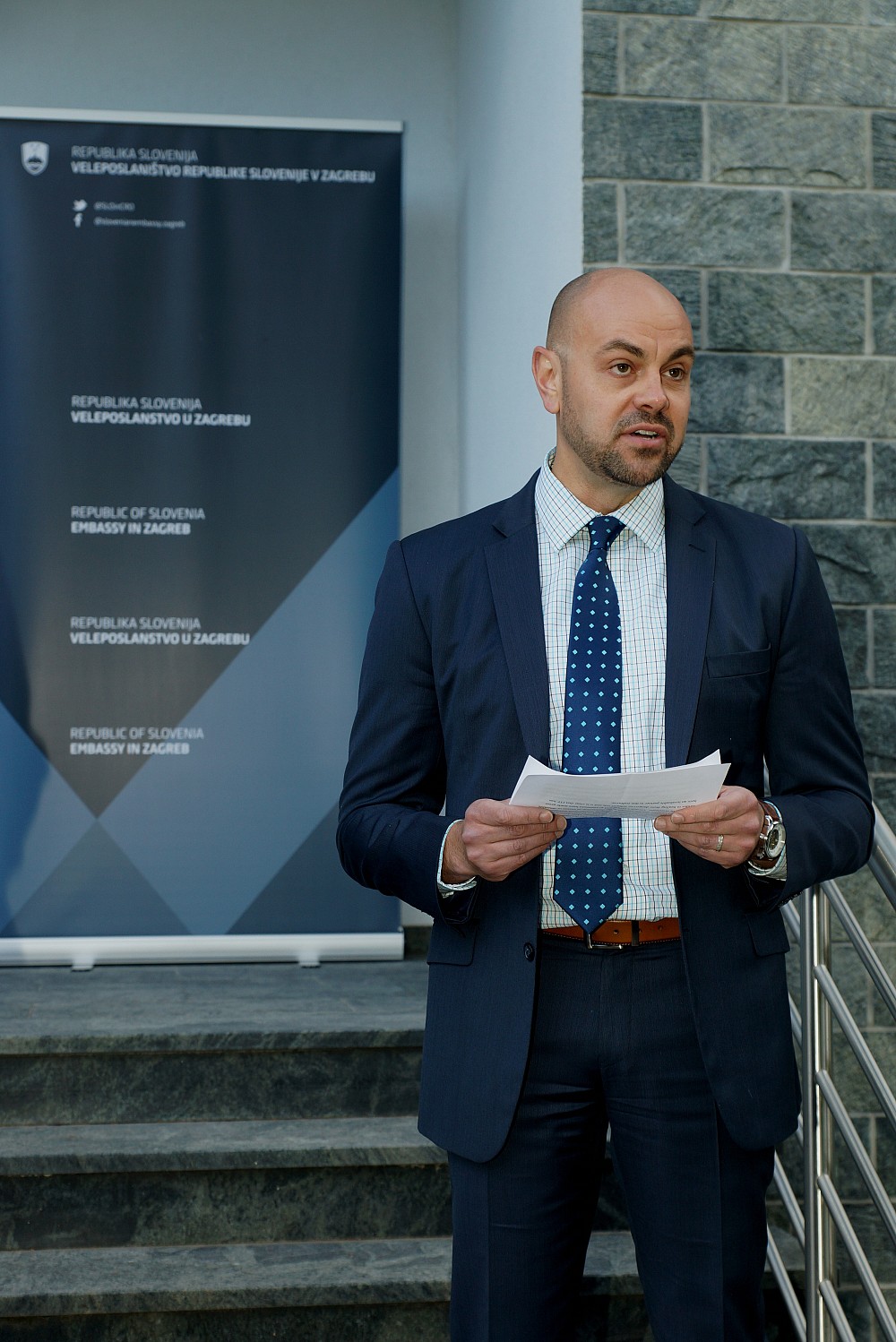 Representative of US Embassy in Zagreb Daniel Carroll.