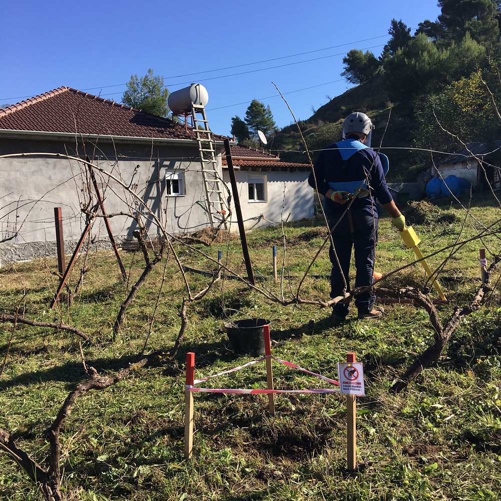 Many dangerous items were found in close vicinity of residential areas