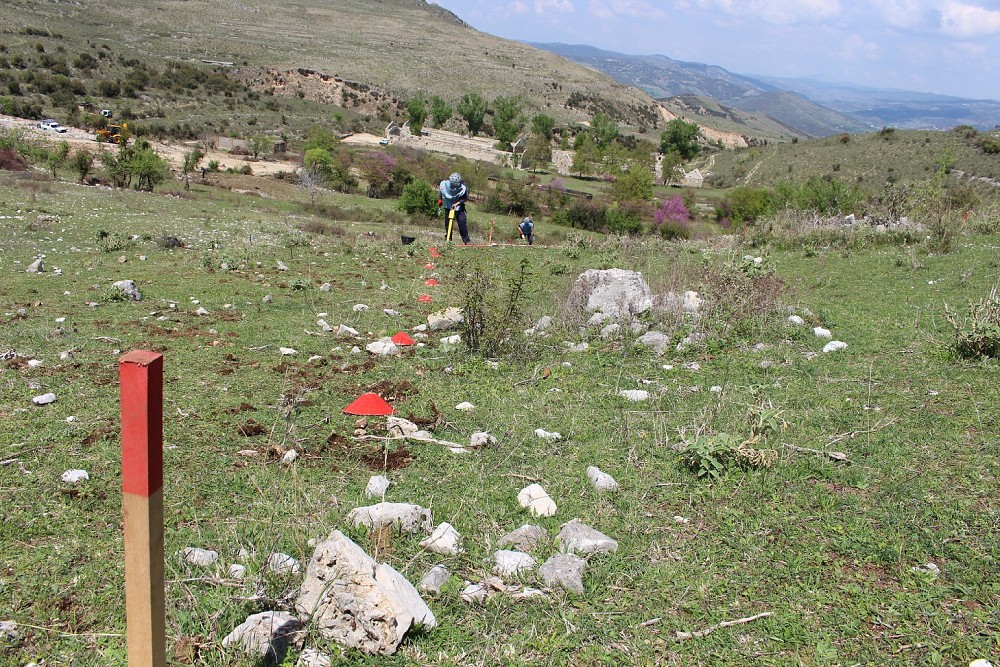 The project resulted in the removal of thousands of unexploded ordnances