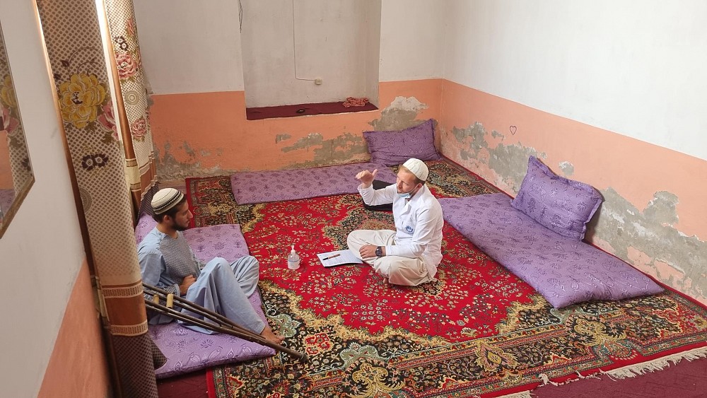 Individual psychosocial session.