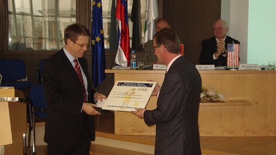 Closing Ceremony of the Campaign “Ambassador of Slovenia Runs for Landmine Survivors”