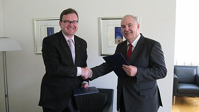 German donation to ITF