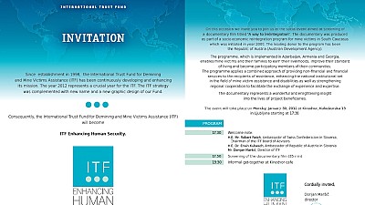 Invitation to ITF Social Event