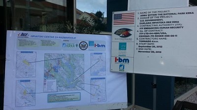 Completion of demining activities in National Park Krka