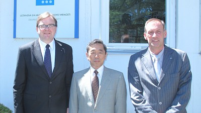 Ambassador of Japan to Slovenia H.E.Mr Shigemi Jomori visited ITF