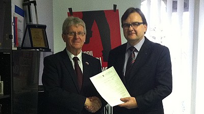 Ambassador of Czech Republic to Slovenia Mr. Petr Voznica visited ITF