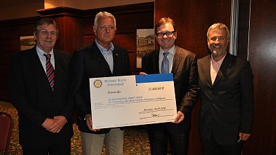 Rotary Club Portorož donation to the ITF