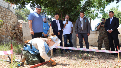 Continuation of international support for humanitarian mine action efforts in South Lebanon 
