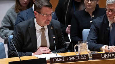 Amb. Tomaž Lovrenčič, Director of ITF, Addresses the United Nations Security Council on the Humanitarian Impact of the War in Ukraine 