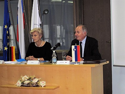 H.E. Dr Anna Prinz and H.E. Dr Boris Frlec - newly appointed BoA Chairman