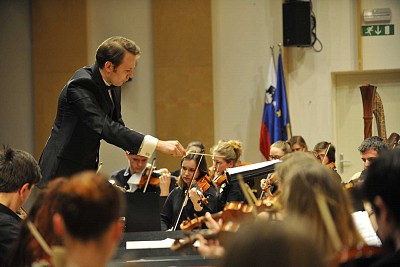 The Symphonic Orchestra of the Conservatory for Music and Ballet Ljubljana, conductor Slaven Kulenović