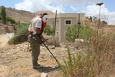 ERW clearance near dwelling areas.