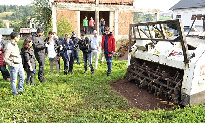 Demonstration of mechanical demining in Pale, BiH