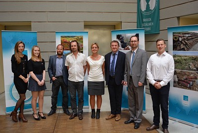 From the opening of the ITF exhibition at the Faculty of Social Sciences, Masaryk University