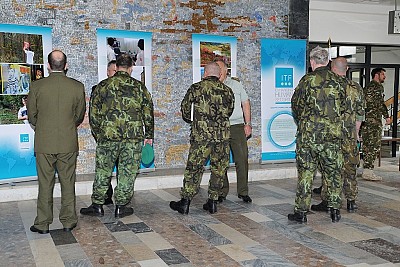 From the opening of the ITF exhibition at Military Academy Vyškov