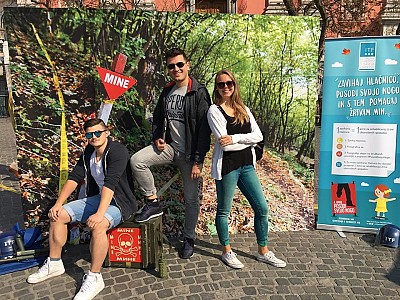 Prešeren Square on 4 April