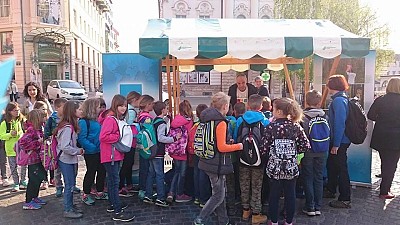 Prešeren Square on 4 April