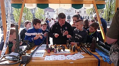 Prešeren Square on 4 April