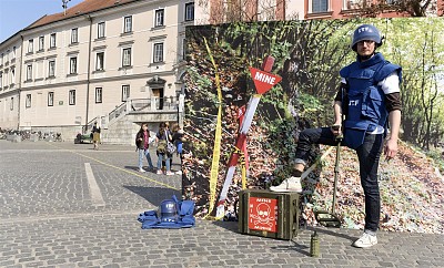 Prešeren Square on 4 April [Photo courtesy of BoBo]