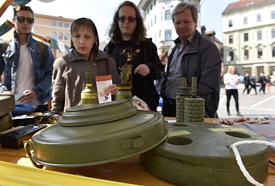 Prešeren Square on 4 April [Photo courtesy of BoBo]