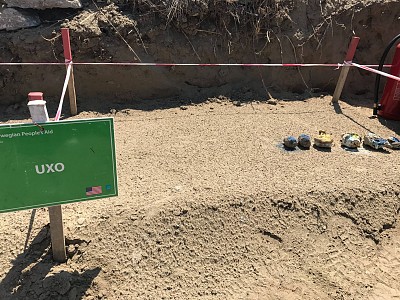 UXO discovered at Jube Sukth.