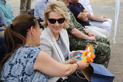 Minister of Defence of the Republic of Albania, Ms Mimi Kodheli, and Minister of Culture, Ms Mirela Kumbaro