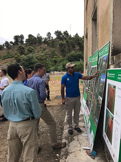 Presentation of operations at the two hotspots.