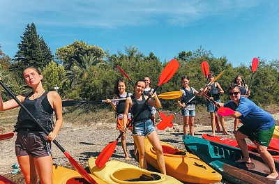 Ukrainian children affected by conflict during psychosocial support program in Slovenia