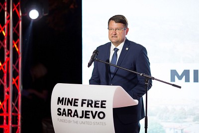 ITF Director Tomaž Lovrenčič during his address