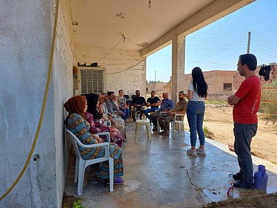 EORE session with adult beneficiaries