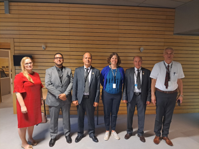 Taking part in bilateral meetings with key stakeholders.