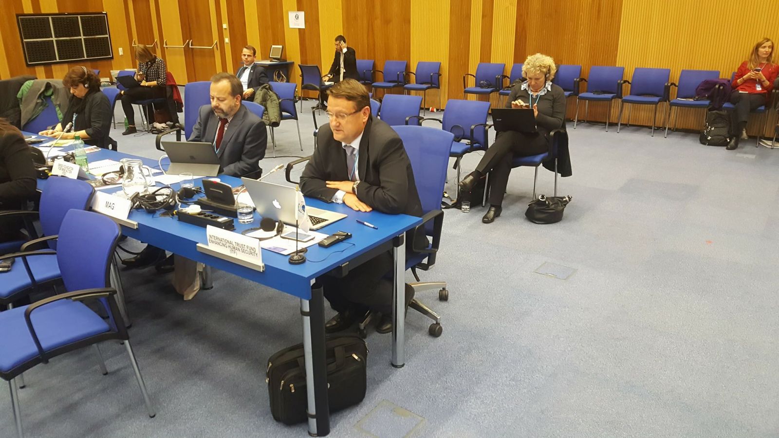 Amb Lovrenčič addressing the 16MSP